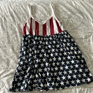 Vintage starts and stripes American Flag dress